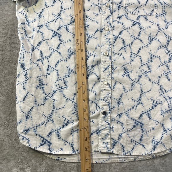 Taylor Stitch Dailola Shirt Mens 42 Large The Davis Linen Blend Luxury Preppy - Picture 6 of 11